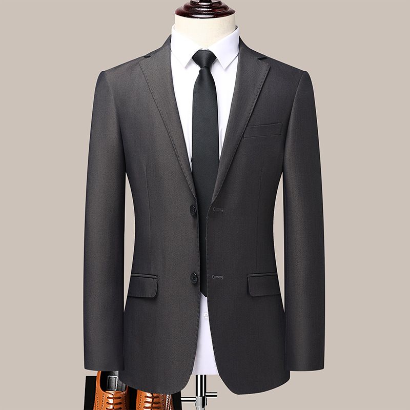 Casual Suit Herrtopp Fashion Slim Fit Light Business Small Herrjacka